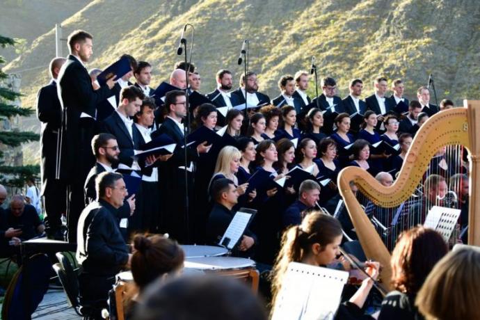 В Аланском Успенском мужском монастыре Владикавказской епархии прошел концерт духовной музыки