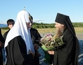 Святейший Патриарх Кирилл прибыл на Соловки