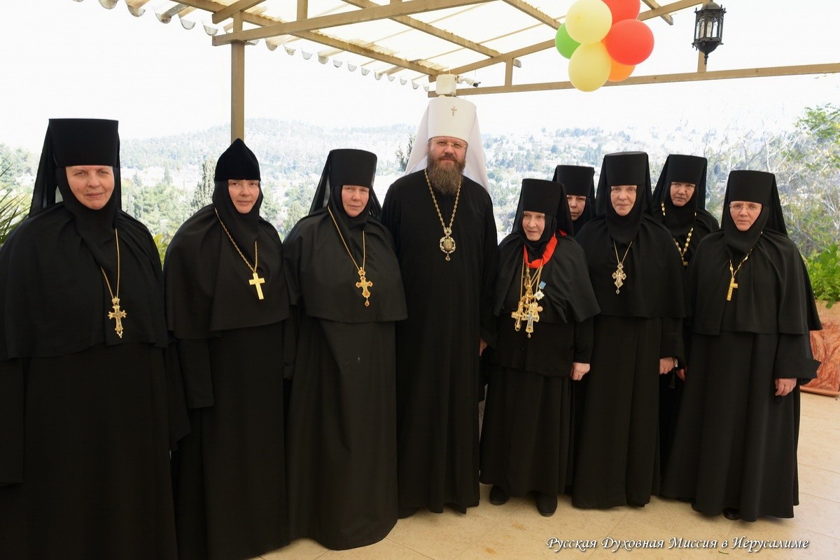 В Горненском монастыре в Иерусалиме прошли торжества по случаю 85-летия его настоятельницы игумении Георгии (Щукиной) 