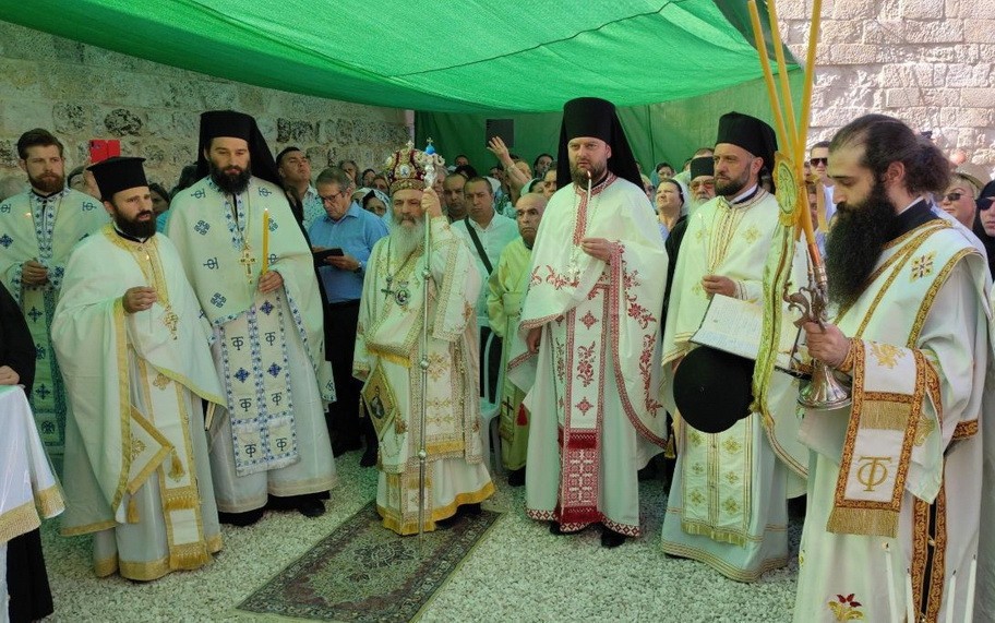 Блаженнейший Патриарх Иерусалимский Феофил посетил русский Спасо-Вознесенский женский монастырь