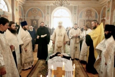 В Свято-Троицком Никольском монастыре г. Ташкента простились с новопреставленной игуменией Манефой (Караваевой)