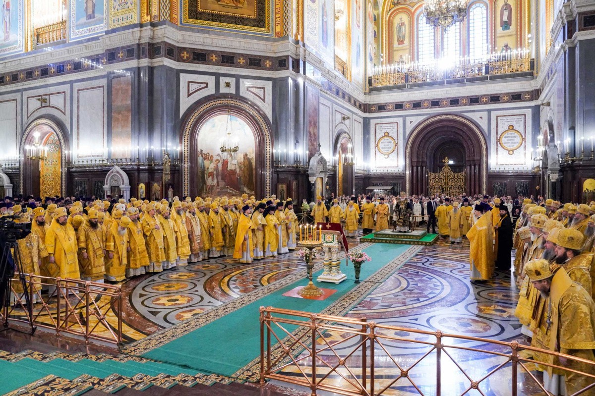 Монашествующие Русской Православной Церкви поздравили Святейшего Патриарха Кирилла с 14-летием интронизации