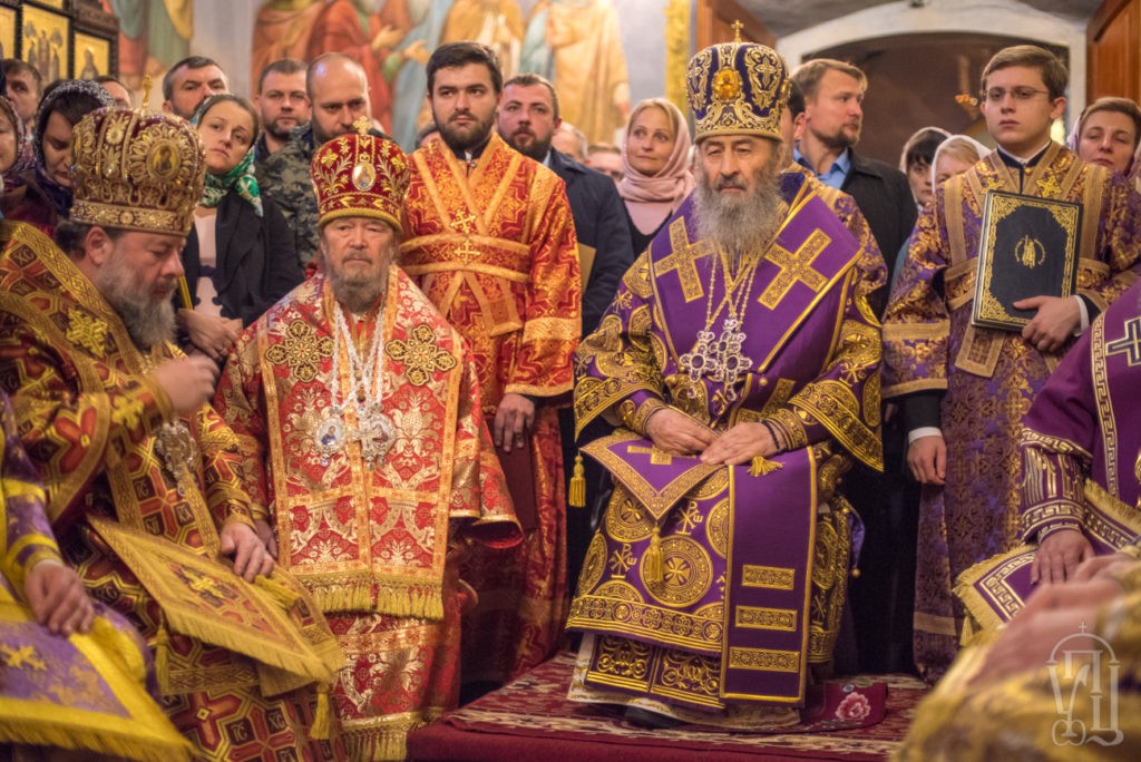 Блаженнейший митрополит Онуфрий возглавил престольный праздник в Киево-Печерской лавре 