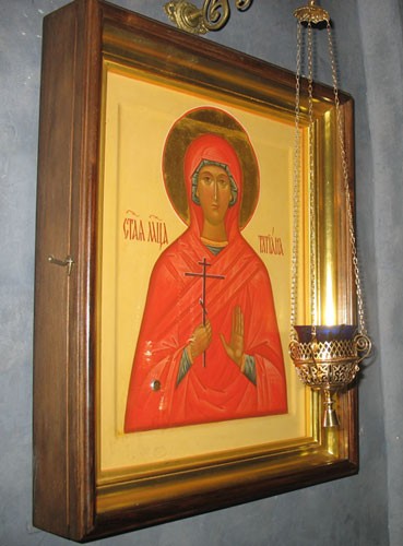 Икона св. мц. Татианы с частицей мощей