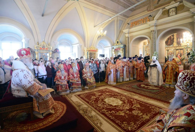 В Богородице-Смоленском Новодевичьем женском монастыре г. Москвы
