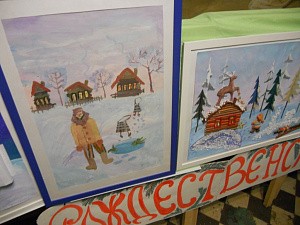 На Московском подворье Валаамского монастыря состоялась выставка детских работ