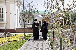 Корецкий монастырь посетил наместник Почаевской лавры
