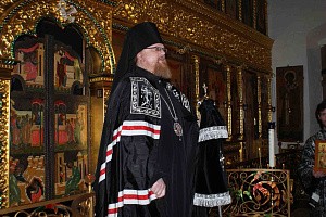 Епископ Подольский Тихон совершил чтение Покаянного канона прп. Андрея Критского в Богородице-Рождественском монастыре