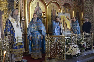 Архиепископ Феогност отслужил праздничную Литургию в Гефсиманском Черниговском скиту Троице-Сергиевой лавры