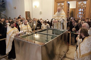 В Покровском Хотькове монастыре встретили праздник Крещения Господня