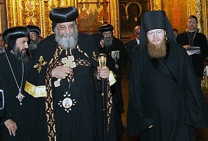 Новоспасский монастырь посетил Патриарх Коптской Церкви с делегацией