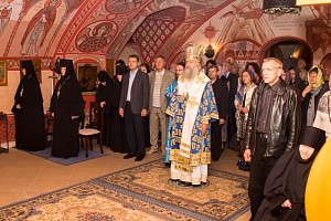 Архиепископ Феогност совершил Литургию в Зачатьевском монастыре  в день его престольного праздника