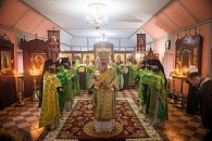 В день памяти преподобного Гавриила (Ургебадзе) митрополит Казанский Кирилл совершил Литургию в Кизическом монастыре
