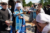 Патриарший экзарх всея Беларуси освятил часовню в Введенском женском монастыре в Богушах