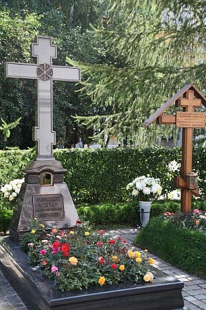 В Новоспасском монастыре молитвенно почтили  память схиархимандрита Гурия (Мищенко)