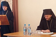 В Троице-Владимирском соборе Новосибирска состоялась монашеская секция в рамках региональных Рождественских чтений