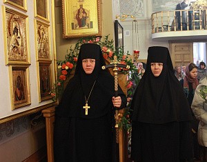 Настоятельница Кресто-Воздвиженского Иерусалимского монастыря  игумения Екатерина отметила свой День Ангела