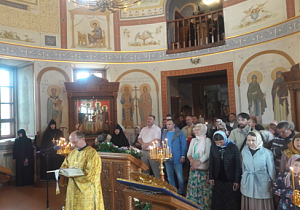 В Аносином Борисоглебском монастыре отметили праздник в честь Всех святых, в земле Русской просиявших