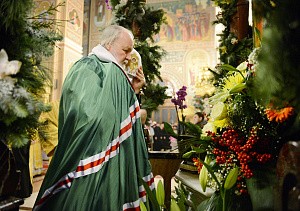 В день памяти святителя Николая Чудотворца Святейший Патриарх Кирилл совершил Литургию в Николо-Угрешском монастыре