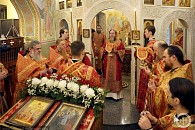 В праздник Собора новомучеников и исповедников Церкви Русской глава Крымской митрополии совершил Литургию в Инкерманском монастыре