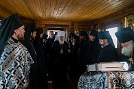 Митрополит Воронежский Сергий посетил с архипастырским визитом Белогорский монастырь Россошанской епархии