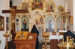 В Борисоглебском Аносином монастыре почтили память сщмч. Серафима (Звездинского)