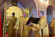 Епископ Александровский Иннокентий отслужил Литургию в Успенском Косьмо-Яхромском монастыре в селе Небылое