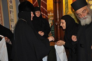 В Зачатьевской обители пребывала группа монашествующих из монастыря Благовещения Пресвятой Богородицы (Греция)