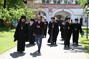 Иосифо-Волоцкий монастырь посетила делегация представителей монашества Коптской Церкви