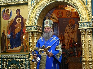 Архиепископ Сергиево-Посадский Феогност совершил Литургию в Стефано-Махрищском монастыре