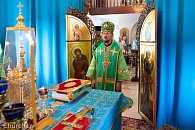 Патриарший экзарх всея Беларуси совершил Литургию во Введенском женском монастыре деревни Богуши