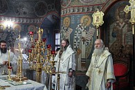 Председатель Синодального отдела по монастырям и монашеству возглавил Литургию в Высоко-Петровском ставропигиальном монастыре