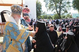 Митрополит Александр возглавил торжества в Толгском монастыре  в день празднования Толгской иконы Божией Матери