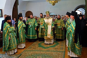 Архиепископ Феогност возглавил в Стефано-Махрищском монастыре престольный праздник в честь основателя обители 