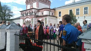 В Иосифо-Волоцком монастыре отслужили литию по погибшим воинам