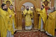 Митрополит Смоленский и Дорогобужский Исидор совершил Литургия в Авраамиевом монастыре