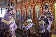 Епископ Феодорит совершил Литургию и иноческий постриг в Николо-Чернеевском монастыре Скопинской епархии