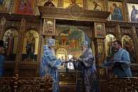 В Высоцком монастыре Серпухова состоялось архиерейское богослужение