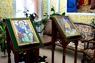 В Николо-Сольбинском монастыре Переславской епархии открылась выставка вышитых икон