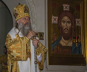 Архиепископ Феогност в день Всех святых  возглавил престольный праздник в Алексеевском монастыре