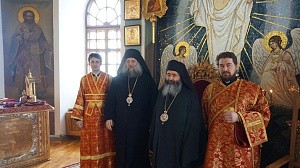 Свято-Никольский Черноостровский монастырь г. Малоярославца посетили архиереи Кипрской Православной Церкви