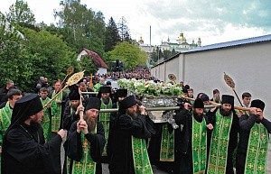 В Почаевской лавре начались торжества ко дню памяти прп. Иова