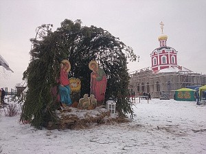 На подворье Новоспасского монастыря в с. Сумарокове  состоялся Рождественский праздник