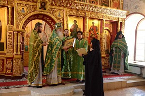 Настоятельница Свято-Троицкого Александро-Невского монастыря получила Патриаршее поздравление в день тезоименитства