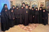 Глава Казахстанского митрополичьего округа провел встречу с насельницами монастыря в честь иконы Божией Матери «Взыскание погибших» Астаны