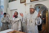 Епископ Иоанн совершил Литургию святителя Василия Великого в Христорождественском монастыре