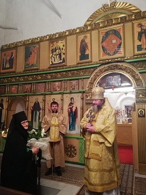 Епископ Иларион поздравил с днем тезоименитства настоятельницу Макариев-Решемского монастыря Кинешемской епархии