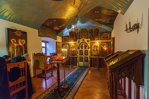 В Никольском скиту Валаамского монастыря  завершена реставрация домового храма братского корпуса
