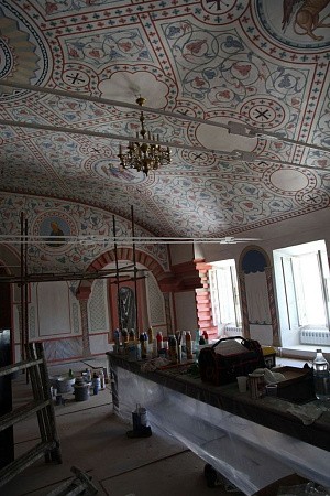 В Новоспасском монастыре завершается роспись Никольского храма