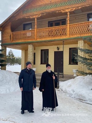 Митрополит Уфимский Никон совершил очередной рабочий визит в Бугабашский монастырь Нефтекамской епархии 